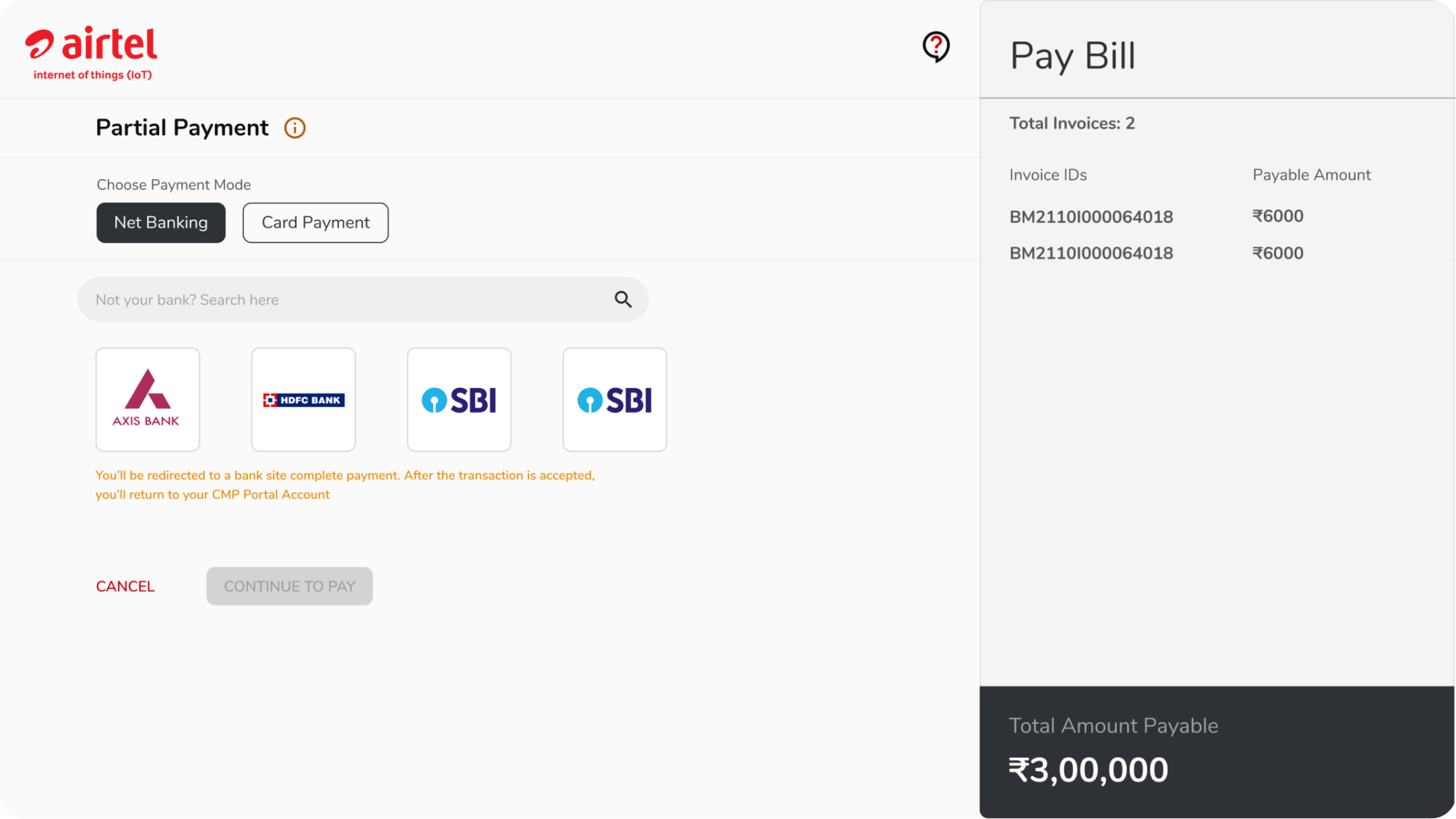 Payment completion